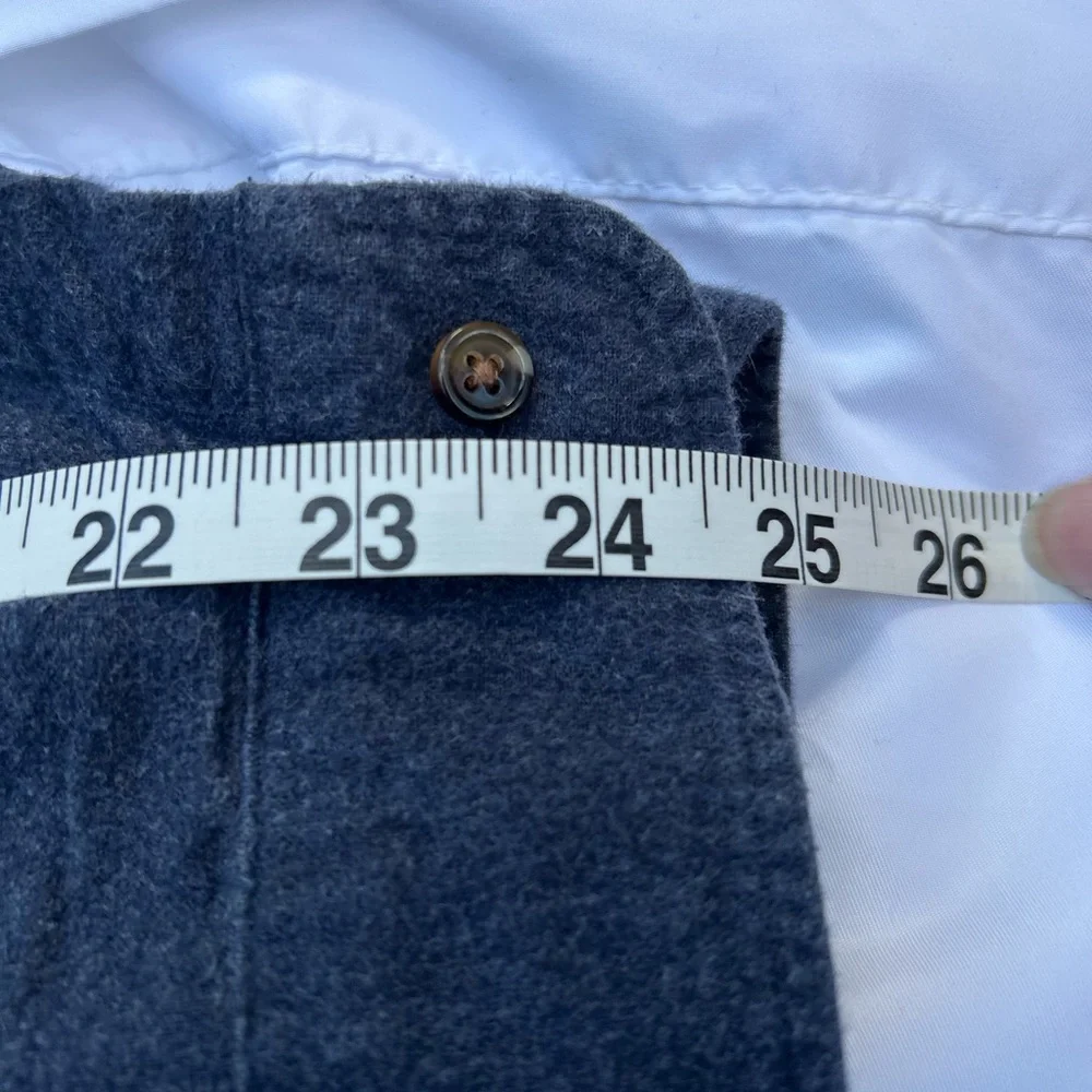 VTG J Crew size M cotton elbow patch flannel work shirt barn chore Gorpcore
